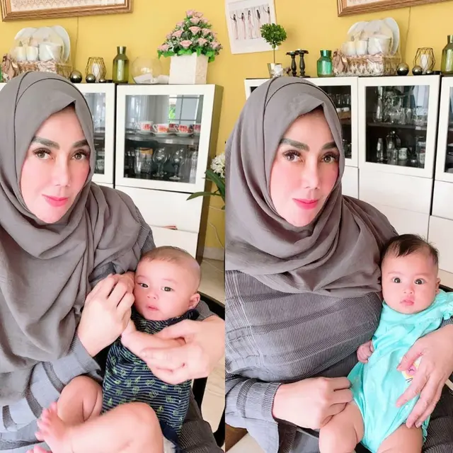 Penuh Kasih Sayang Ini 7 Potret Kebersamaan Amy Qanita dan Cucunya