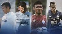 PSIS - Agung Setyabudi, Bonggo Pribadi, Maman Abdurrahman, Idrus Gunawan (Bola.com/Adreanus Titus)