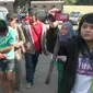 Penangkapan pembunuh wartawati Depok. (Liputan6.com/Atem Allatif)