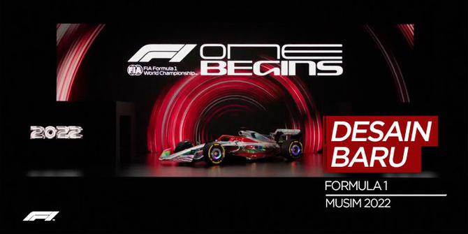 VIDEO: Formula 1 Rilis Desain Mobil Terbaru Untuk Musim 2022