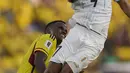 Uruguay bermain imbang 2-2 melawan tuan rumah Kolombia. (AP Photo/Fernando Vergara)