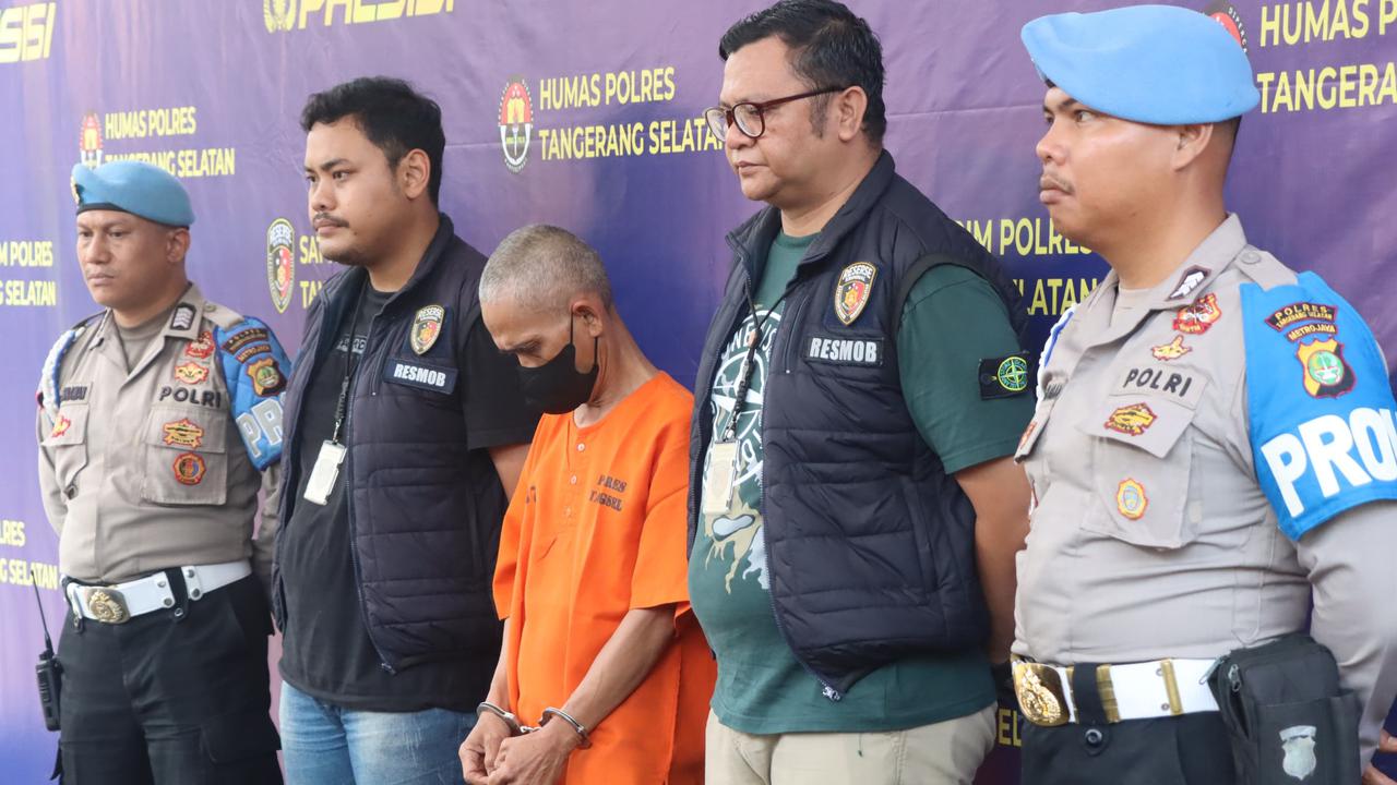 Gara-Gara Warisan, Pria di Tangsel Bunuh Kakak Kandung Pakai Celurit