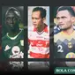 Trivia - Makan Konate, Rizky Pora, Wawan Febrianto, Ghozali Siregar, Slamet Nurcahyo (Bola.com/Adreanus Titus)