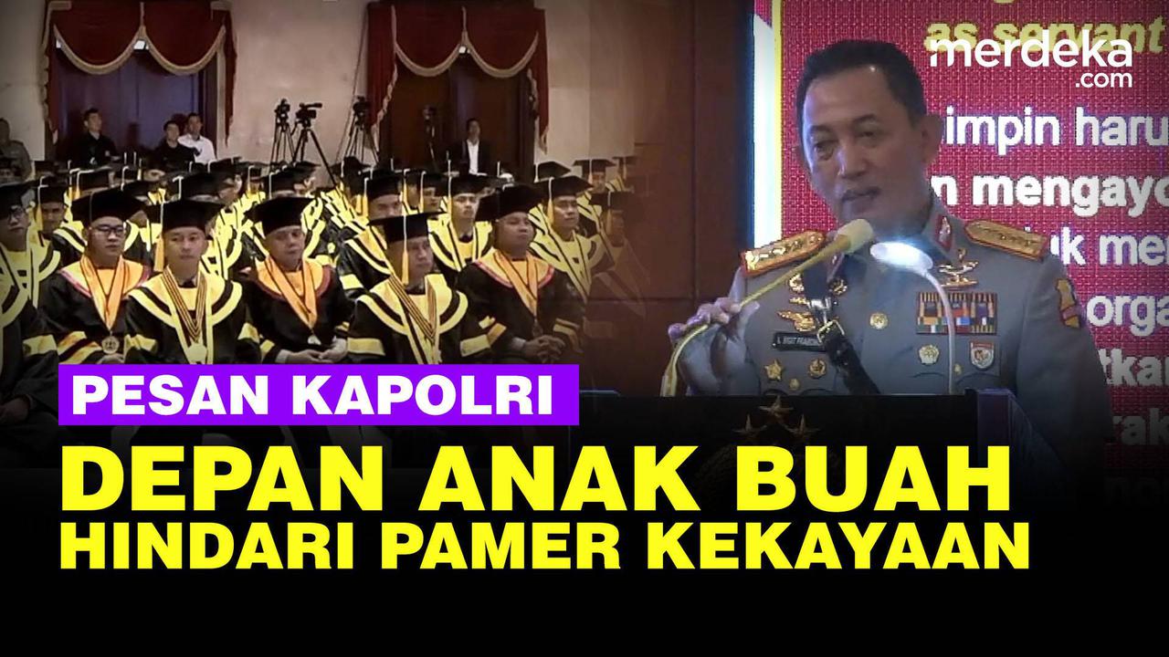 VIDEO: Pesan Tegas Kapolri Listyo, Tak Mau Lihat Polisi Pamer Kekayaan!