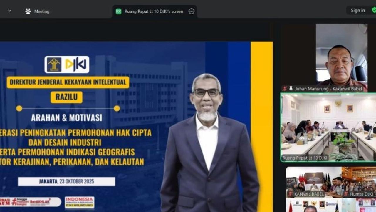 Tahukah Anda? DJKI dan Kemenkumham Babel Perkuat Strategi Tingkatkan Permohonan Kekayaan Intelektual