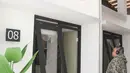 Representasi visual atau mock up dua rumah tersebut dipamerkan oleh Lippo Group di Lobby Nobu Bank Plaza Semanggi. (Liputan6.com/Herman Zakharia)