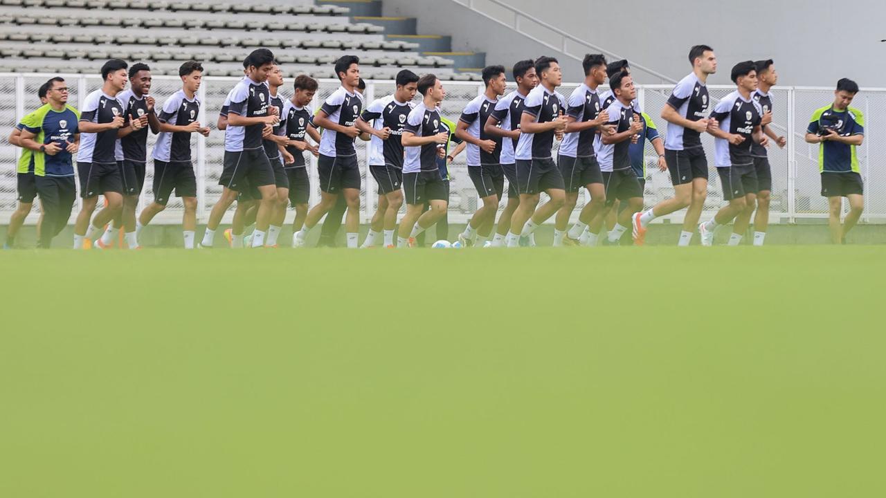 FOTO: Latihan Timnas U-20 Jellang Laga Piala Asia 2025