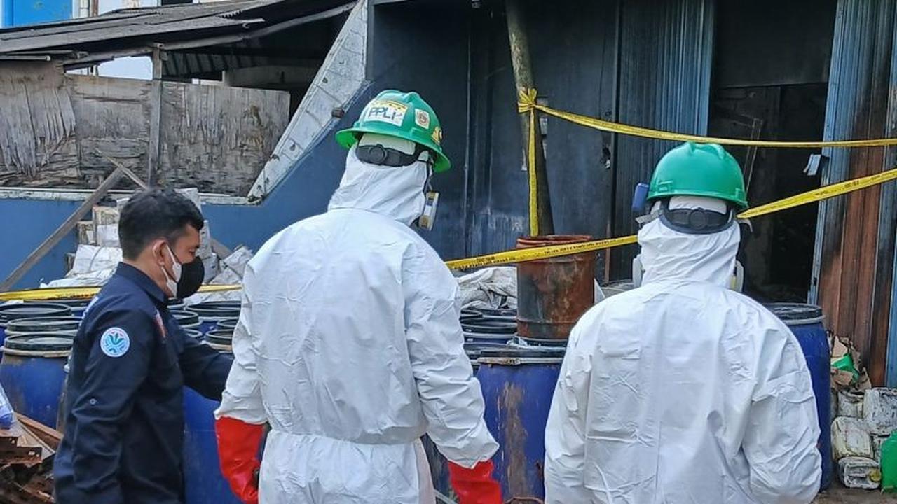 KLH Turunkan Tim Uji Gas Kimia di Gudang Pestisida Tangsel Pasca Kebakaran