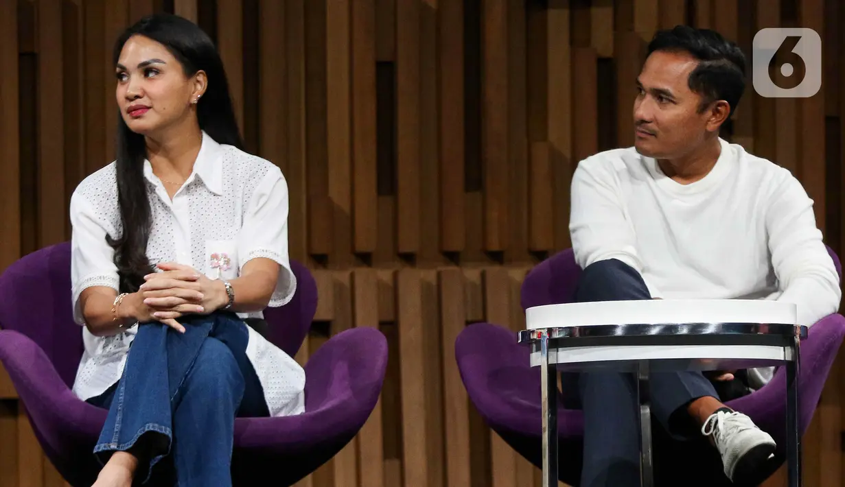 Yang menarik, Luna Maya tidak hanya merayakan ulang tahunnya dengan olahraga, tetapi juga dengan aksi sosial. (Liputan6.com/Herman Zakharia)