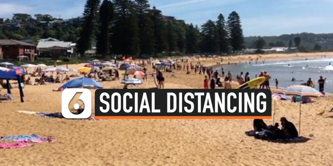 VIDEO: Pantai Australia Masih Ramai di Tengah Social Distancing
