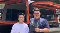 Kolaborasi Razka Nabillian Berbagi Foodtruck Bersama Reza Paten