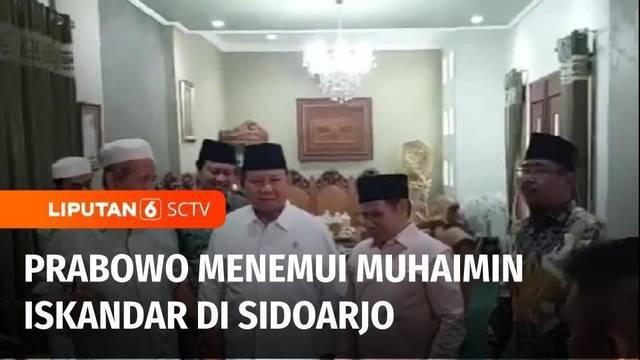 Ketua Umum Partai Gerindra, Prabowo Subianto, kembali bertemu Ketua Umum Partai Kebangkitan Bangsa, Muhaimin Iskandar, di Sidoarjo, Jawa Timur, Minggu (12/3) siang.