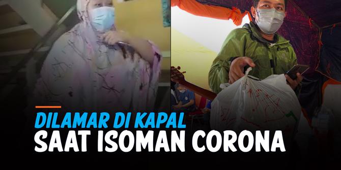 VIDEO: Viral Pasien Isoman Dilamar di Atas Kapal, Lamaran Diterima?