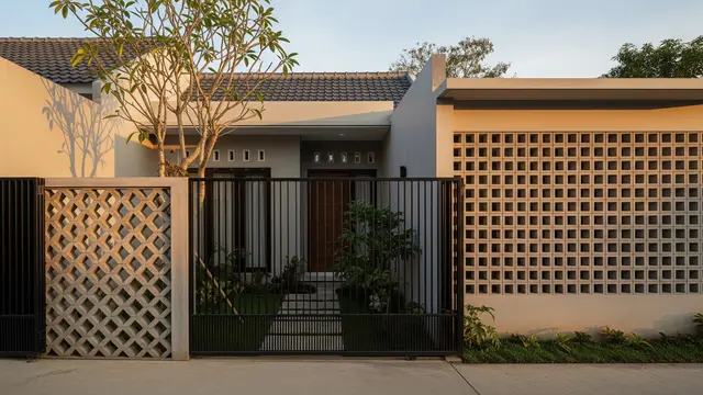 9 Model Pagar Roster untuk Rumah Kecil agar Sirkulasi Udara Lancar dan Sejuk