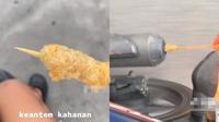 Jangan Ditiru, Pria Ini Jebak Temannya dengan Makanan yang Diasapi Knalpot (TikTok/@saktiabshar_)