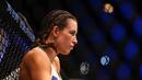 Miesha Tate tengah bersiap melawan Holly Holm pada ajang UFC 196 di MGM Grand Garden Arena, Las Vegas, Amerika Serikat, Minggu (6/3/2016)  (Reuters/Mark J. Rebilas-USA TODAY Sports)
