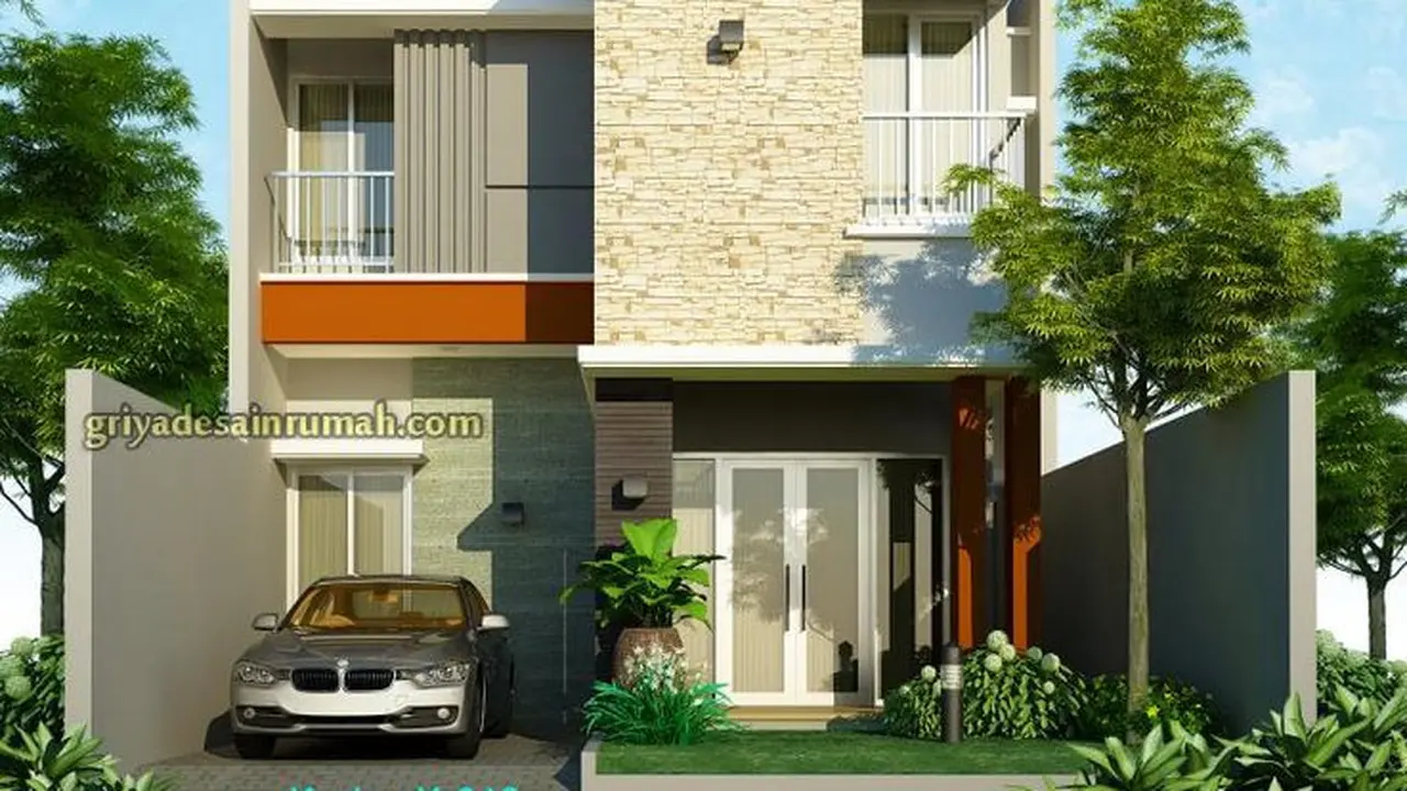 Rumah Minimalis Modern 2 Lantai Type 36