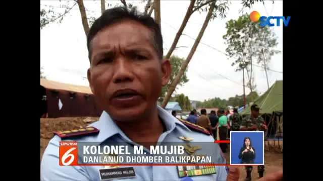 Banyaknya pengungsi korban gempa dan tsunami membuat posko penampungan pengungsi di Lanud Dhomber Balikpapan, Kalimantan Timur, diperluas.