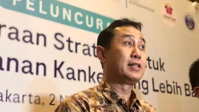 Direktur Utama RS. Kanker Dharmais dr. Soeko W. Nindito, MARS, dalam konferensi pers di Jakarta, Rabu (2/11/2022).