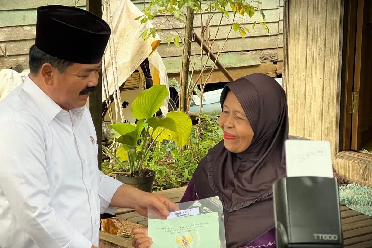 Menteri Agraria dan Tata Ruang/Badan Pertanahan Nasional (ATR/BPN) Hadi Tjahjanto