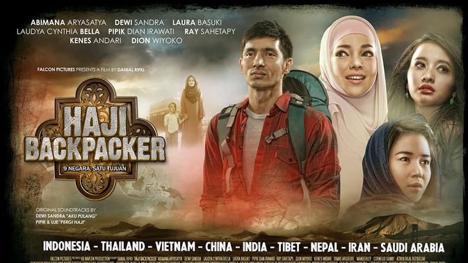 Poster film Haji Backpacker. Foto: Falcon Pictures