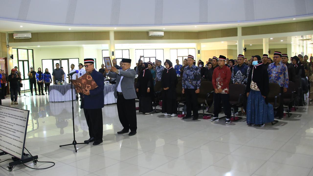 58 Jamaah NII Faksi MYT Ikrar Setia NKRI