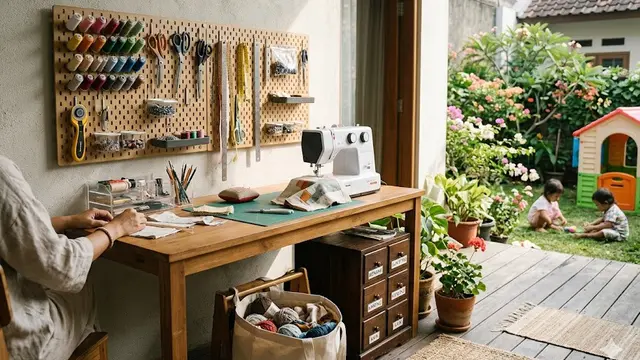 Model Rumah Kecil dengan Teras Multifungsi untuk Kegiatan Ibu Rumah Tangga