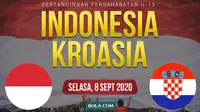 Timnas Indonesia - Timnas Indonesia U-19 Vs Kroasia U-19 2 (Bola.com/Adreanus Titus)
