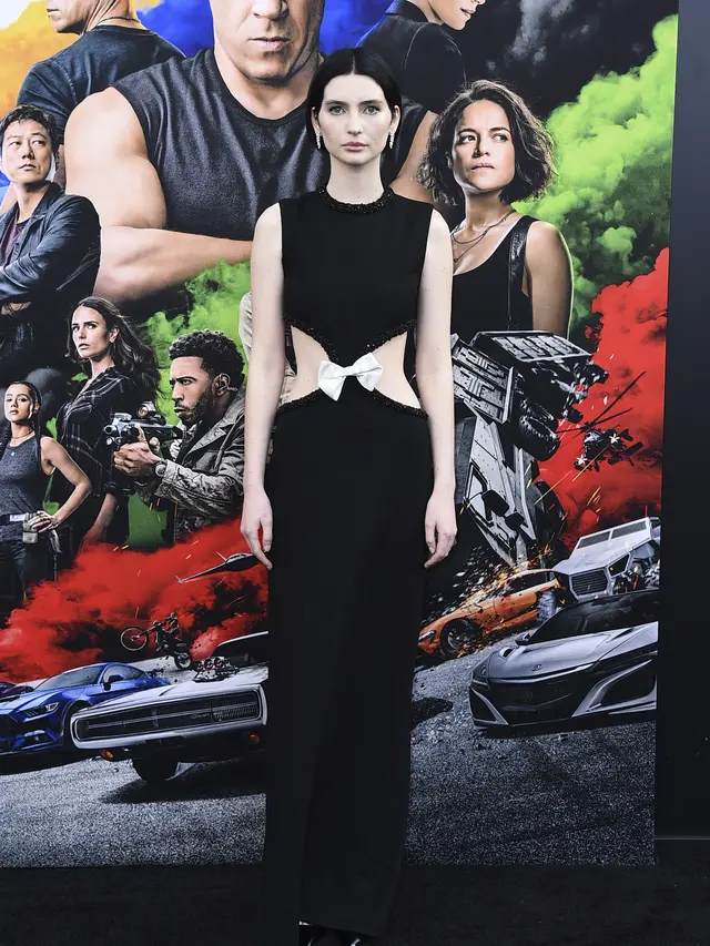 Meadow Walker dalam premier F9: Fast & Furious 9 di TCL Chinese Theatre, Jumat 18 Juni 2021. (Jordan Strauss/Invision/AP)