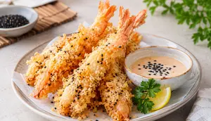 Resep Tempura Udang Wijen Hitam yang Renyah dan Gurih