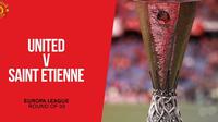 Manchester United  dan Saint-Etienne bakal saling berhadapan pada 32 besar Liga Europa. (Manchester United).