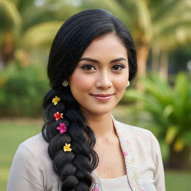 Model Rambut Wanita Panjang Diikat tapi Tetap Menawan