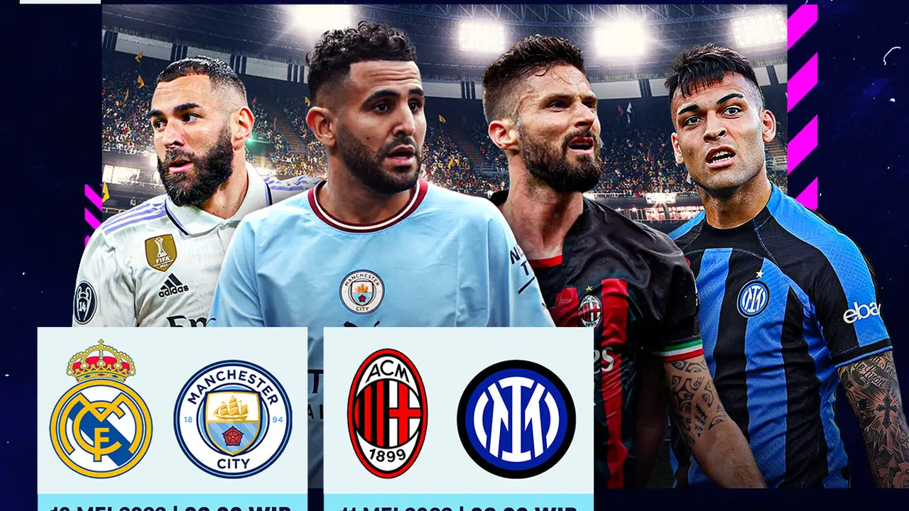 Daftar Pertandingan Liga Champions Babak Semifinal Leg Pertama di Vidio