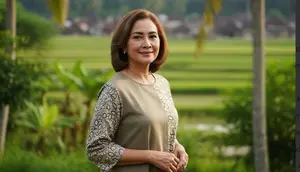 9 Model Baju Wanita Usia 50 Tahun Kombinasi Polos, Tampil Elegan dan Nyaman di Usia Matang