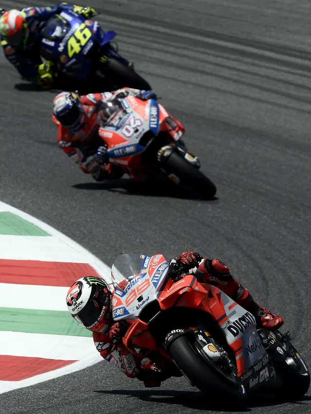Menang MotoGP Italia, Jorge Lorenzo Taklukkan Valentino Rossi