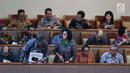 Menteri Keuangan Sri Mulyani (tengah bawah) saat menyampaikan tanggapan pemerintah atas pandangan DPR terhadap Rancangan Undang-Undang Tentang Pertanggungjawaban Atas Pelaksanaan APBN (P2APBN) Tahun Anggaran 2018 di Gedung Nusantara II, Jakarta, Selasa (16/7/2019). (Liputan6.com/JohanTallo)