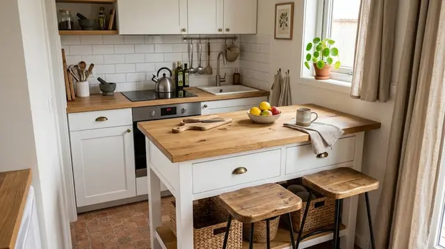 8 Model Kitchen Island Mini untuk Dapur Rumah Mungil, Tak Cuma Cantik tapi Juga Multifungsi