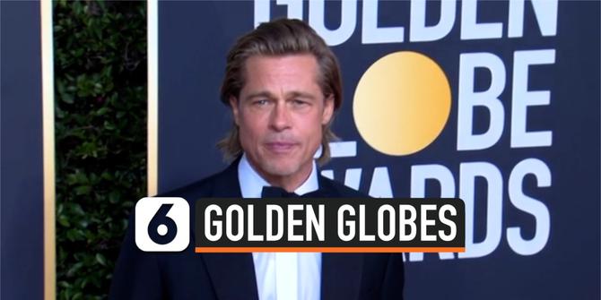 VIDEO: Brad Pitt Raih Aktor Pendukung Terbaik Golden Globes 2020