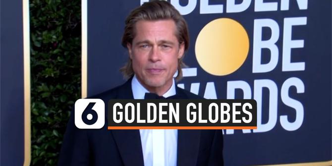 VIDEO: Brad Pitt Raih Aktor Pendukung Terbaik Golden Globes 2020