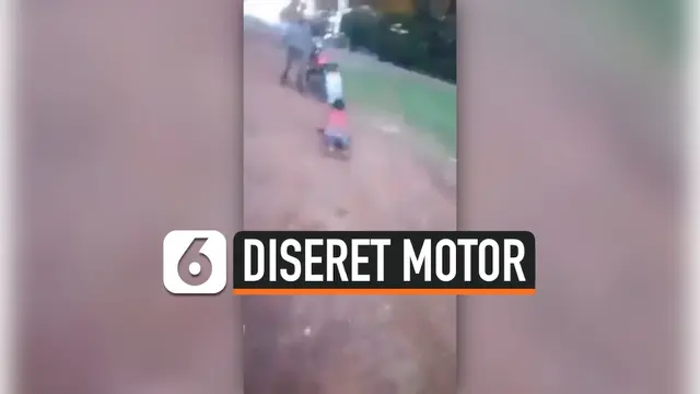 VIDEO: Diduga Merampok, Wanita Diseret Pakai Motor oleh Polisi Kenya