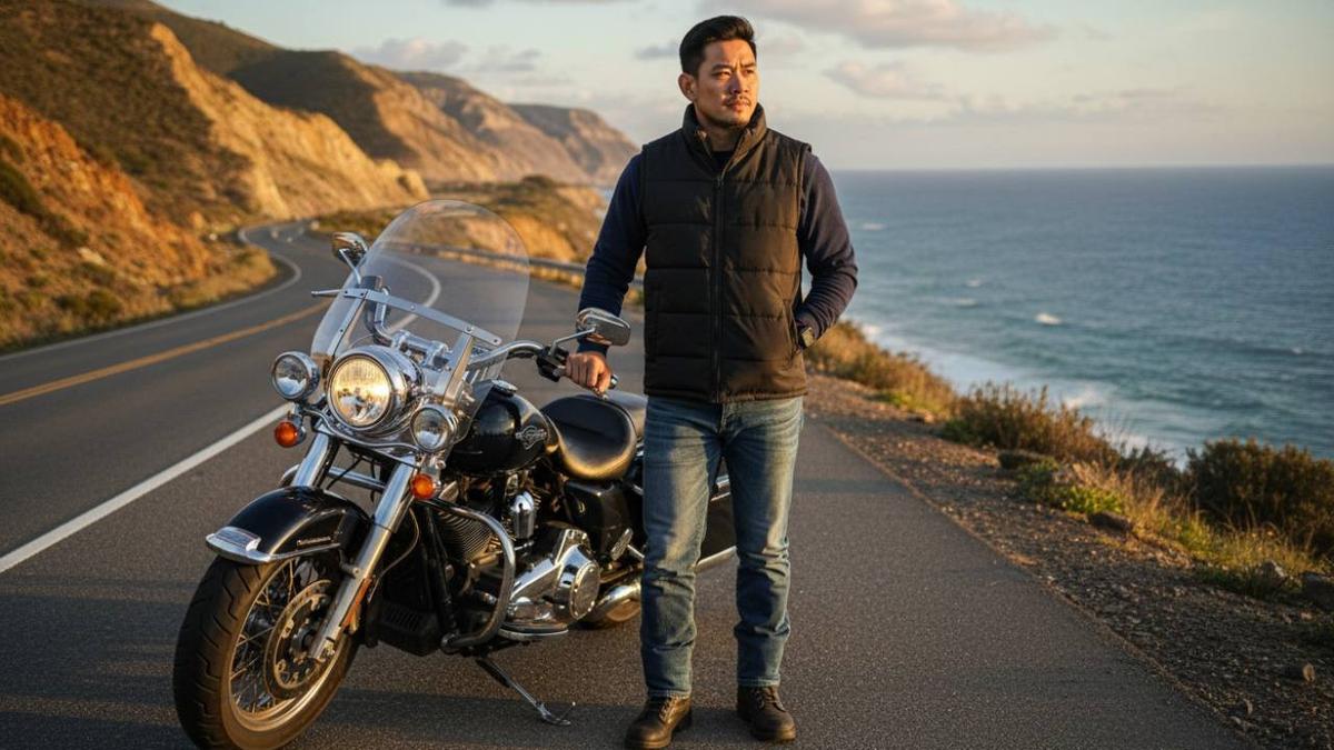 Nggak Cuma Keren, Ini Rompi Motor Pria yang Nyaman Dipakai untuk Perjalanan Jauh