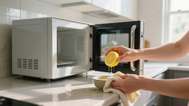 5 Langkah Cepat dan Mudah Bersihkan Microwave Pakai Lemon, Hilangkan Noda Membandel