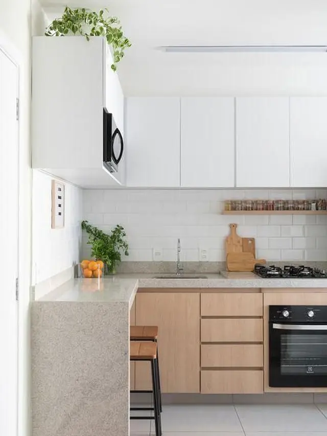 Kitchen Set Japandi Batu Marmer