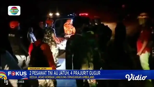 Simak informasi dalam Fokus Pagi (17/11) dengan berita-berita sebagai berikut, Dua Pesawat TNI AU Jatuh, Dugaan Penganiayaan yang Libatkan Artis, Tebing Proyek Stasiun Batutulis Longsor.