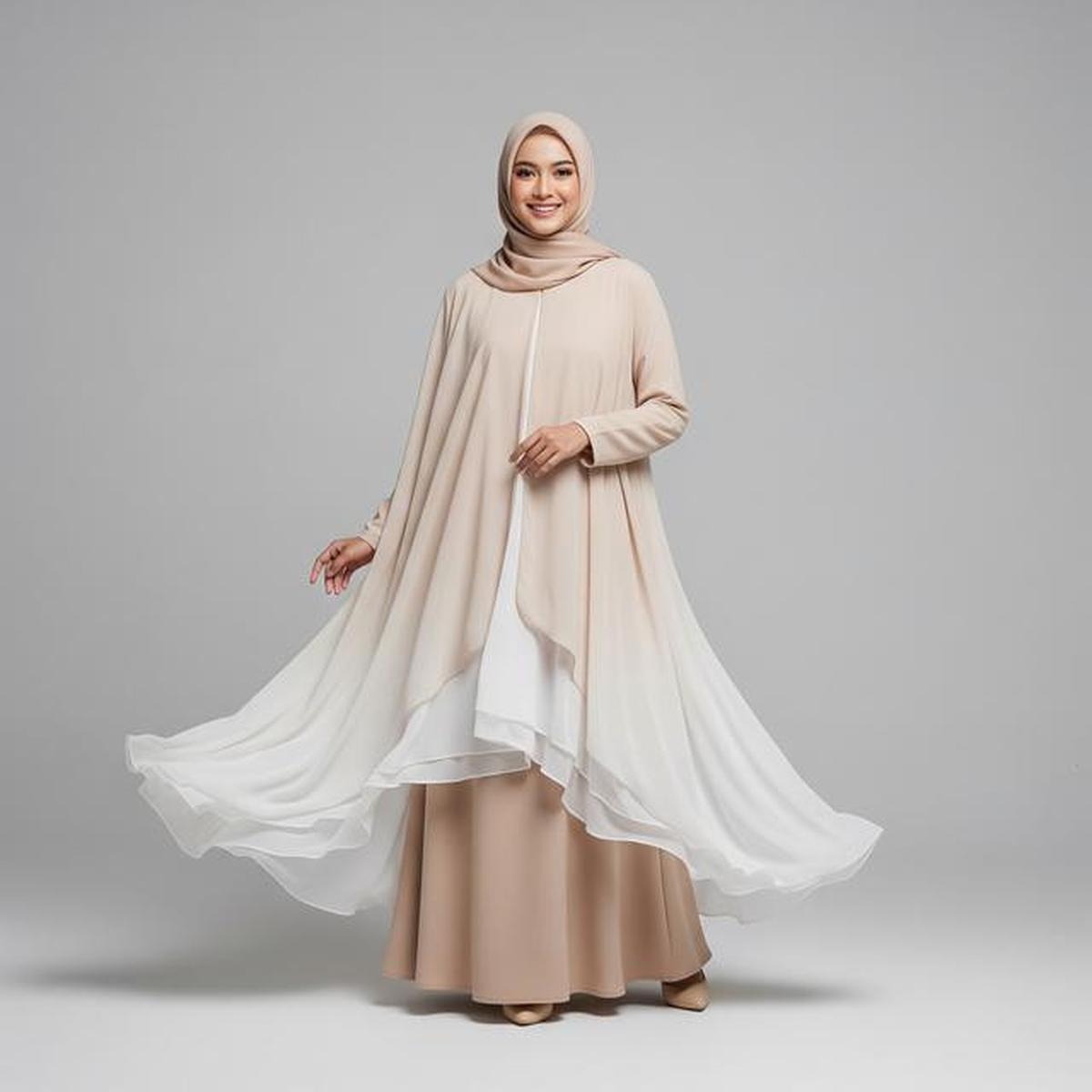 10 Model Gamis Beige &amp; Putih Minimalis untuk Ramadan 2026