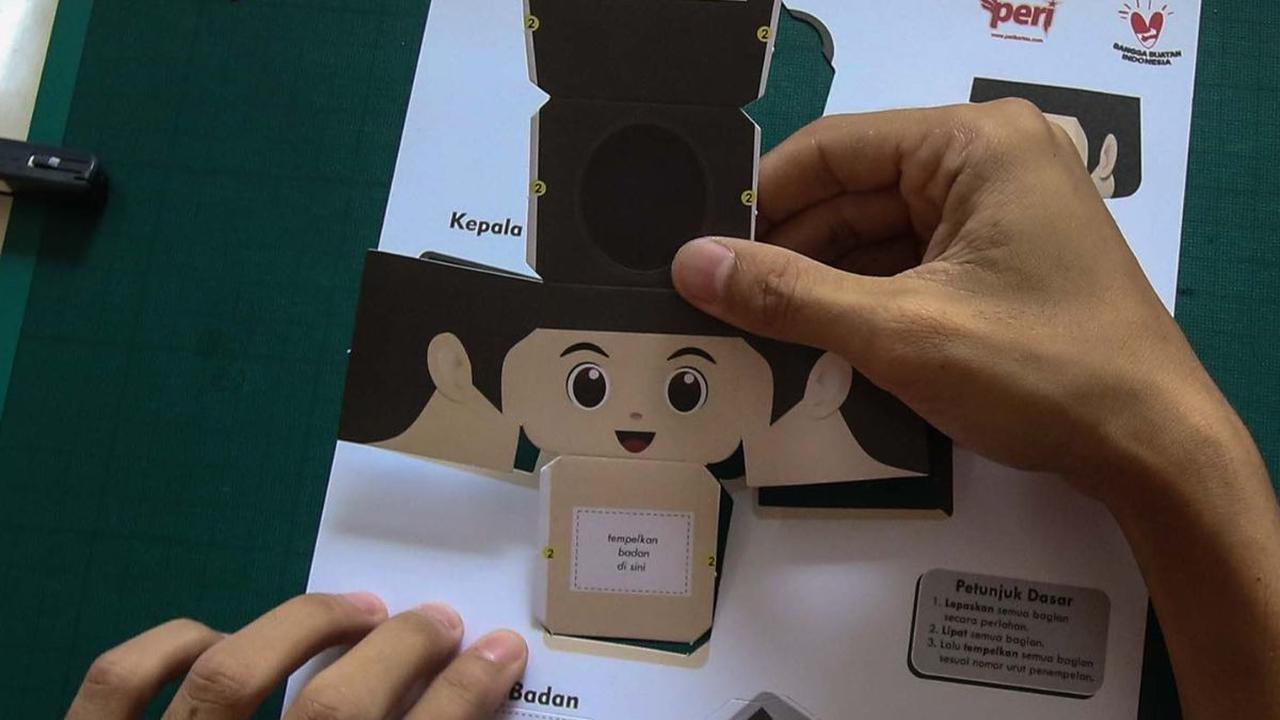 Harga model kertas yang dijual di tempat ini pun bervariasi.
