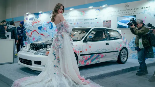 NMAA Bawa Honda Civic Estilo EG6 Batik di Osaka Auto Messe 2025 (ist)