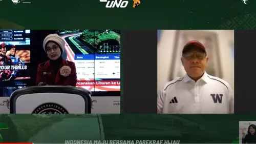 Adyatama Kepariwisataan dan Ekonomi Kreatif Ahli Utama Kemenparekraf Nia Niscaya dalam Weekly Press Briefing, Senin, 9 September 2024