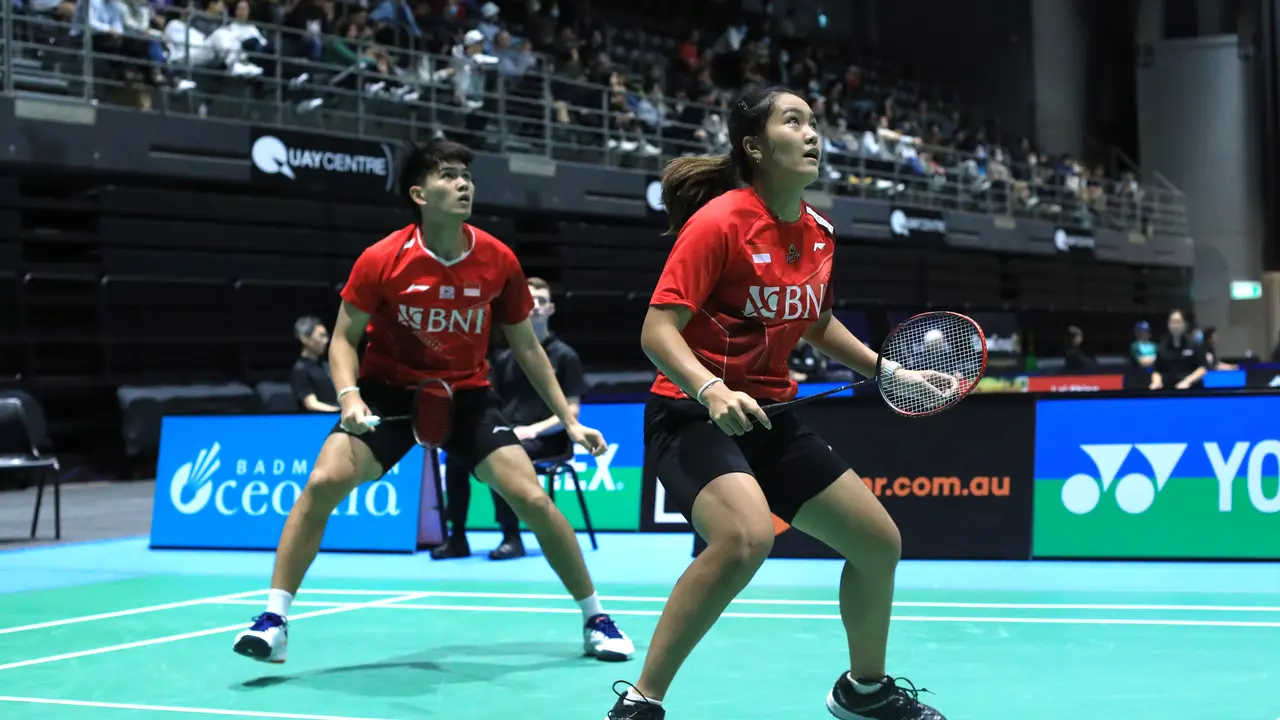 Adnan Maulana/Nita Violina Marwah - Australia Open 2022 - Bulu tangkis