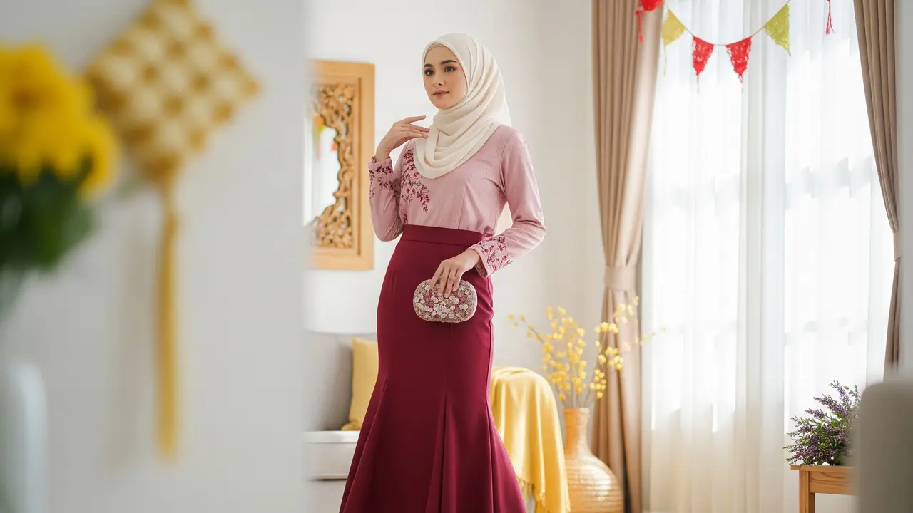 Warna Rok dan Blouse Agar Terlihat Langsing Saat Lebaran